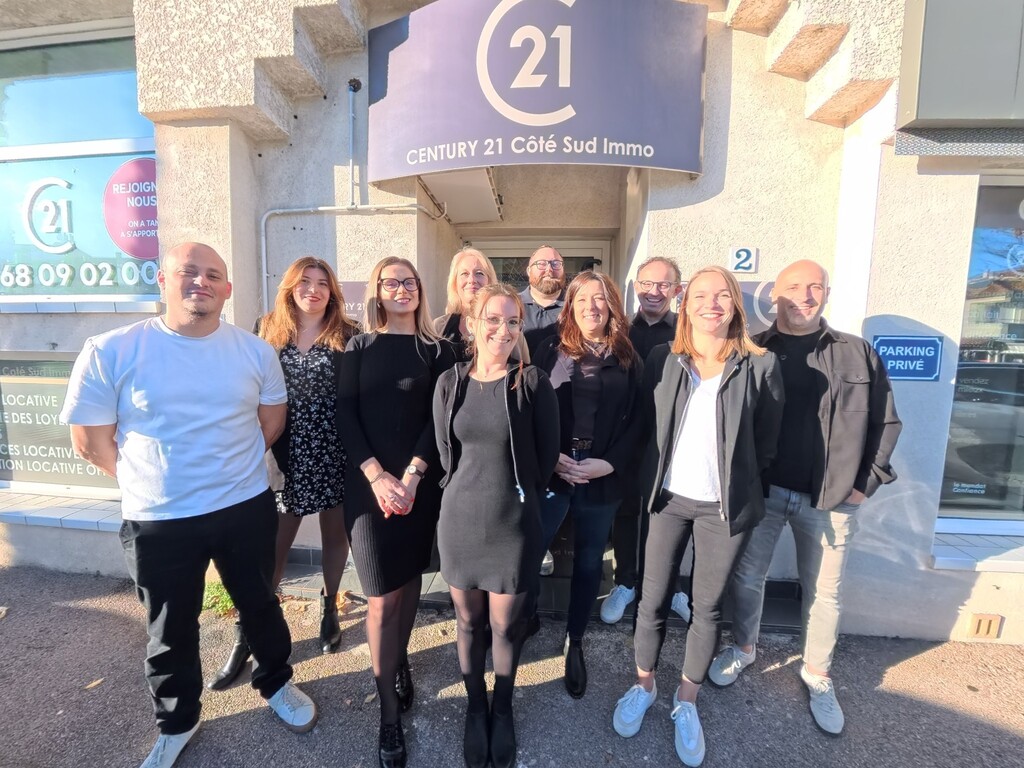 l'équipe de l'agence Côté Sud Immo