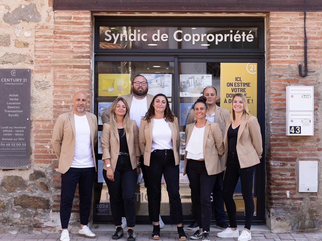 l'équipe de l'agence Côté Sud Immo